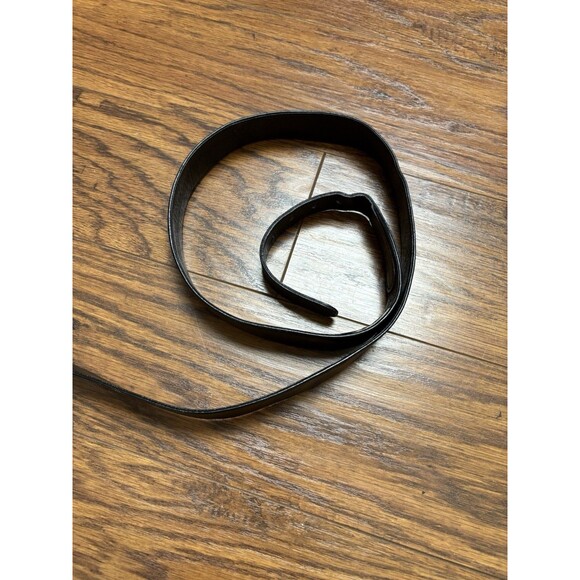 Vintage Coach Glove Tanned Black Cowhide 6301 Leather Belt 40” Gold Buckle - Picture 6 of 7